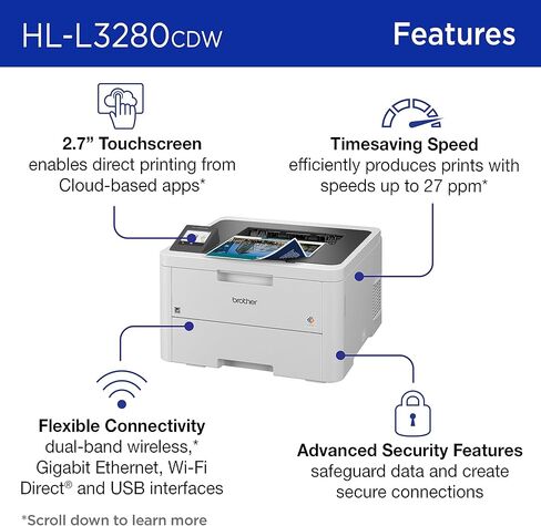 Brother HLL3280CDW Printer and TN2294PK Standard Yield Toner in Saudi Arabia