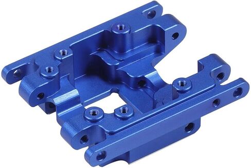 RC Skid Plate CNC Aliuminum Transmission Mount for TRX4M 1/18 RC Crawler Car Upgrade Parts,18g (Blue) in Saudi Arabia