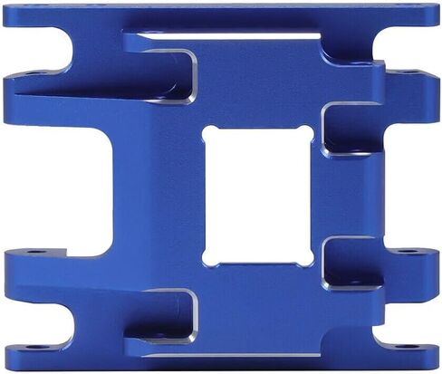 RC Skid Plate CNC Aliuminum Transmission Mount for TRX4M 1/18 RC Crawler Car Upgrade Parts,18g (Blue) in Saudi Arabia