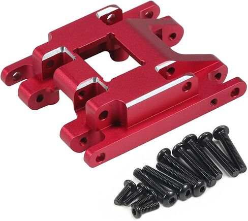 RC Skid Plate CNC Aliuminum Transmission Mount for TRX4M 1/18 RC Crawler Car Upgrade Parts,18g (Blue) in Saudi Arabia