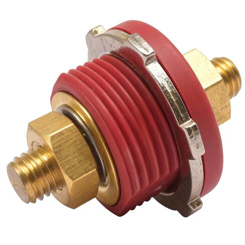 Red 3/8" Thru Panel Battery Terminal Connector, 250A Battery Bulkhead Connector for Car RV Truck Yacht Ship Racing Car Farm Vehicle in Saudi Arabia