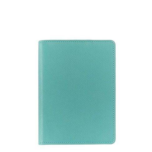 7" Refillable 7" Refillable Notebook - Graphic Image Leather Bound Notebook Robin's Egg Blue - Premium Quality - Made in USA in Saudi Arabia