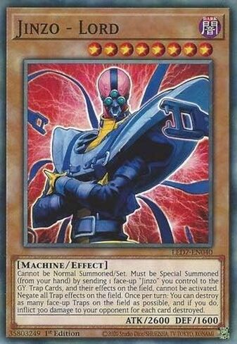 Jinzo - Lord - LED7-EN040 - Common - 1st Edition in Saudi Arabia