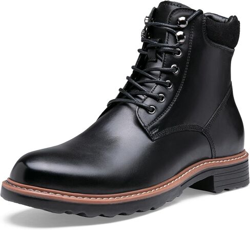 Jousen Mens Boots Premium Leather Cap Toe Casual Boots Chukka Dress Boots for Men in Kuwait