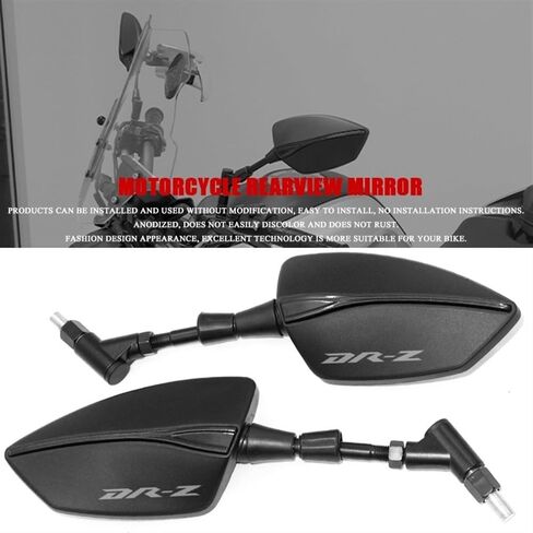 مرايا الدراجات النارية لسوزوكي DRZ400SM DRZ400 SM DRZ 400SM DR-Z DRZ 400 SM دراجة نارية مرآة الرؤية الخلفية الألومنيوم المرايا الجانبية(12) in Kuwait