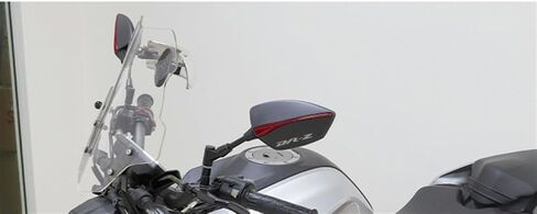 مرايا الدراجات النارية لسوزوكي DRZ400SM DRZ400 SM DRZ 400SM DR-Z DRZ 400 SM دراجة نارية مرآة الرؤية الخلفية الألومنيوم المرايا الجانبية(12) in Kuwait