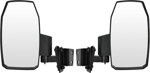 مرايا الرؤية الخلفية الجانبية القابلة للتعديل من SAUTVS متوافقة مع Honda Pioneer 1000-3 1000-5 1000-6 2016-2025، مرآة جانبية خارجية أوسع عالية الوضوح قابلة للطي مع ملحقات دعامة، قطعتان in Saudi Arabia