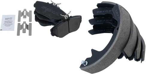 Front and Rear Brake Pad Set Semi Metallic Hardware Compatible with 1994-2000 Ford Taurus 1994-2000 Mercury Sable in Saudi Arabia