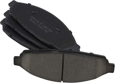 Front and Rear Brake Pads Ceramic Compatible with 2003 Lincoln Town Car in Saudi Arabia