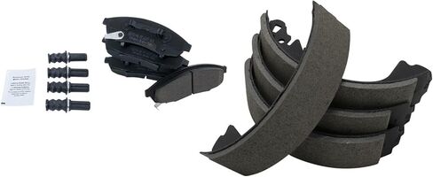 Front and Rear Brake Pad Set Ceramic Compatible with 1995-2001 Chevrolet Lumina 1995-1999 Monte Carlo in Saudi Arabia