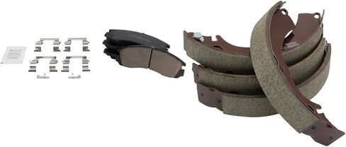 Front Rear Brake Pads Ceramic Compatible with 2009-2011 Mitsubishi Lancer in Saudi Arabia