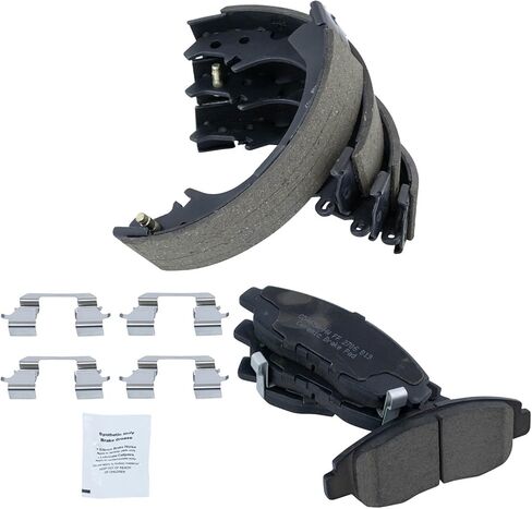 Front and Rear Brake Pads Ceramic Hardware Compatible with 1990-2002 Honda Accord in Saudi Arabia
