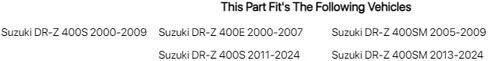 واقيات غطاء القابض والإشعال من Tusk باللون الفضي لسوزوكي DR-Z 400S 2000-2009,2011-2024 in Saudi Arabia