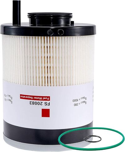 FS20083 Fuel Water Separator Filter Compatible with Freightliner Cascadia Cummins ISX X12 X15 DD13 DD15 DD16 Detroit Diesel Engines Replaces A48507 PF46145 A0000905051 PF46145 Set Of 6 in Saudi Arabia