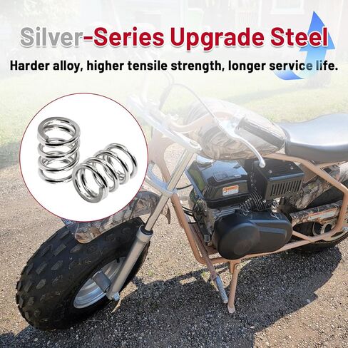 طقم زنبركي صمام 36 رطل فضي - لـ Predator 196 cc و212 cc، لمحركات Honda GX160/GX200 المستنسخة، لمحرك سباقات Hemi وغير Hemi Go-Kart in Kuwait