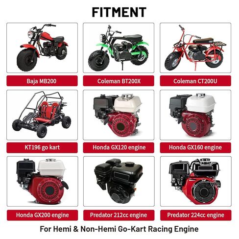 طقم زنبركي صمام 36 رطل فضي - لـ Predator 196 cc و212 cc، لمحركات Honda GX160/GX200 المستنسخة، لمحرك سباقات Hemi وغير Hemi Go-Kart in Kuwait