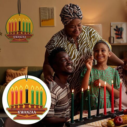 24 مجموعة من Kwanzaa Craft اصنع الشموع الخاصة بك مع شريط DIY ملصقات كينارا لتزيين التراث الأفريقي لحفلات العطلات، علامة فنية لمستلزمات ديكور الأنشطة المكتبية in Saudi Arabia