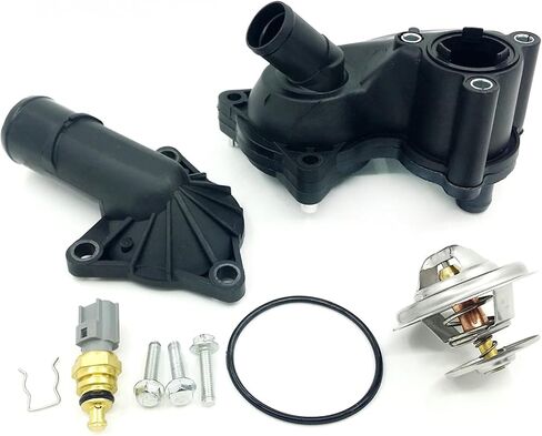 Thermostat & Housing Kit With Sensor For 2005 2006 2007 2008 2009 2010 Ford Mustang 902-210 5R3Z8592BA 4.0L V6 GAS SOHC in Saudi Arabia