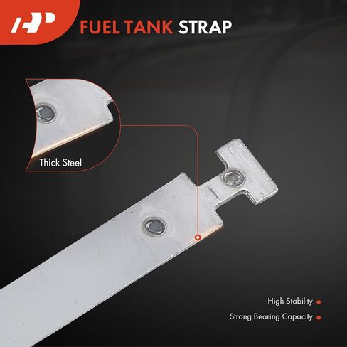 A-Premium Set of 2PCS Fuel Tank Straps Compatible with Chrysler Daytona, E Class, Executive Sedan, Laser, LeBaron & Dodge 400, Aries, Daytona, Lancer, Shadow & Plymouth Caravelle, Reliant, Sundance in Saudi Arabia