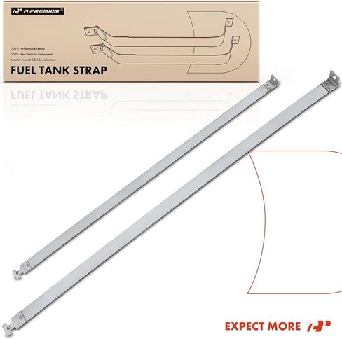 A-Premium Set of 2PCS Fuel Tank Straps Compatible with Chrysler Daytona, E Class, Executive Sedan, Laser, LeBaron & Dodge 400, Aries, Daytona, Lancer, Shadow & Plymouth Caravelle, Reliant, Sundance in Saudi Arabia
