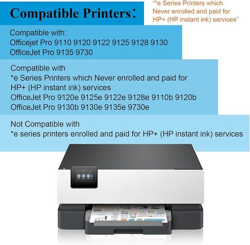 936XL 936e Ink Cartridges Combo Pack High Yield Replacement for HP 936 936XL 936e Combo Pack Compatible with OfficeJet Pro 9125e 9120e 9730e 9130 9135e 9122e 9128e 9110b 9120b 9130b 9130e Printers in Saudi Arabia