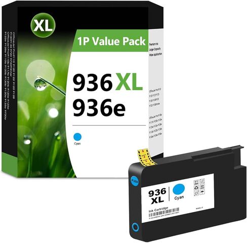 936XL 936e Ink Cartridges Combo Pack High Yield Replacement for HP 936 936XL 936e Combo Pack Compatible with OfficeJet Pro 9125e 9120e 9730e 9130 9135e 9122e 9128e 9110b 9120b 9130b 9130e Printers in Saudi Arabia