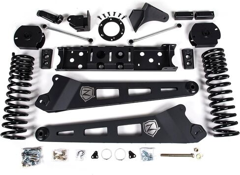Zone Offroad ZOND78F | 2019, 2020, 2021, 2022, 2023 Dodge/Ram 2500 4WD Diesel | 4.5 inch Full Radius Arm Suspension Lift Kit | Diesel (Front & Rear) | FOX 2.0 Adventure Series Shocks in Saudi Arabia