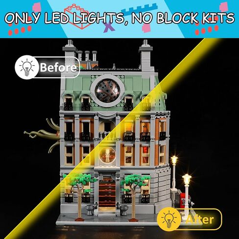 مجموعة إضاءة LED لتمثال Lego 76327 Iron Man MK4، متوافقة مع نموذج مكعبات البناء Lego 76327 (لا تتضمن مجموعة الكتل) in Kuwait