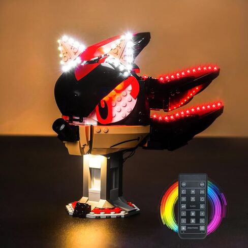 إضاءة LED متوافقة مع Lego Shadow The Hedgehog 77000، مجموعة إضاءة متوافقة مع Lego 77000، تعطي الضوء للنموذج، غير متضمنة مجموعة النموذج (إصدار RC) in Kuwait