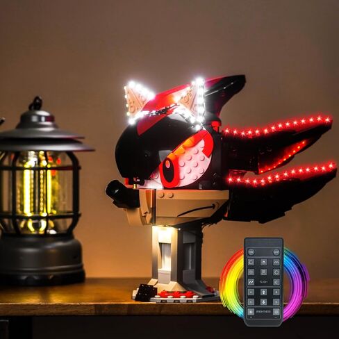 إضاءة LED متوافقة مع Lego Shadow The Hedgehog 77000، مجموعة إضاءة متوافقة مع Lego 77000، تعطي الضوء للنموذج، غير متضمنة مجموعة النموذج (إصدار RC) in Kuwait