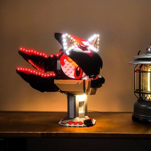 إضاءة LED متوافقة مع Lego Shadow The Hedgehog 77000، مجموعة إضاءة متوافقة مع Lego 77000، تعطي الضوء للنموذج، غير متضمنة مجموعة النموذج (إصدار RC) in Kuwait