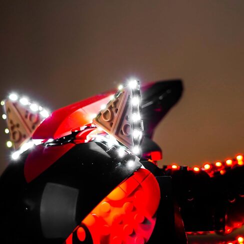 إضاءة LED متوافقة مع Lego Shadow The Hedgehog 77000، مجموعة إضاءة متوافقة مع Lego 77000، تعطي الضوء للنموذج، غير متضمنة مجموعة النموذج (إصدار RC) in Kuwait