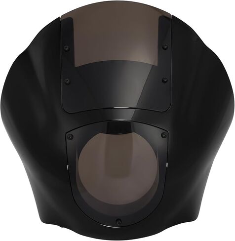 TCT-MOTORPARTS Black Quarter Fairing & Windshield Fit for Harley Dyna Fat Bob Low Rider Super Glide 1995-2005 Sportster Iron 883 1200 1988-2012 in Saudi Arabia
