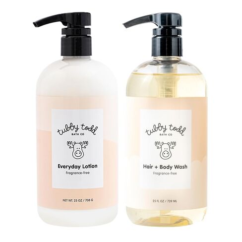 TUBBY TODD 2-Step Baby Skincare - The Wash and Lotion Bundle - Full Size Lavender Rosemary in Saudi Arabia