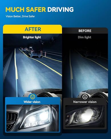 PHILTOP Headlights Assembly Compatible with 2011-2013 Toyota Highlander,Chrome Housing Clear Lens Amber Reflector,Halogen Headlamps (Driver + Passenger Side) in Saudi Arabia