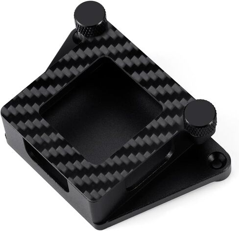 MORLORDY RC Car GNSS GPS Speed Holder Case Protector Carbon Fiber Upgrade Parts for Arrma 1/8 Vendetta 3S BLX (Black) in Saudi Arabia