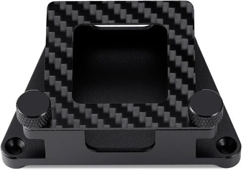 MORLORDY RC Car GNSS GPS Speed Holder Case Protector Carbon Fiber Upgrade Parts for Arrma 1/8 Vendetta 3S BLX (Black) in Saudi Arabia
