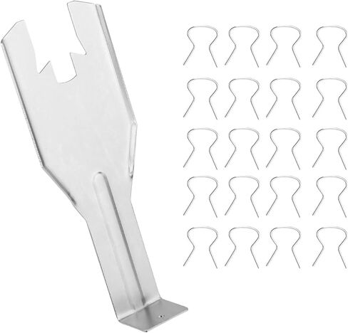 76951 Window Handle Removal Tool with 20pcs 76980 Retainer Clips, Window Handle Crank Removal Tool Metal Automotive Repair Kit for Most Car Door Panel in Saudi Arabia