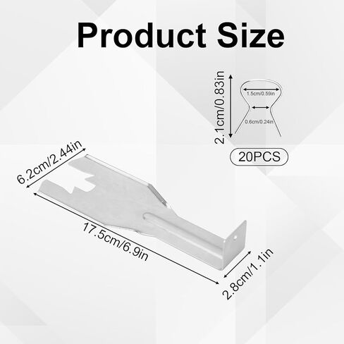 76951 Window Handle Removal Tool with 20pcs 76980 Retainer Clips, Window Handle Crank Removal Tool Metal Automotive Repair Kit for Most Car Door Panel in Saudi Arabia