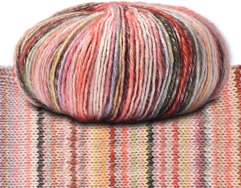 Colorful Soft Knitting Crafts Multicolor Crochet Yarn for DIY-Colour12 in Saudi Arabia