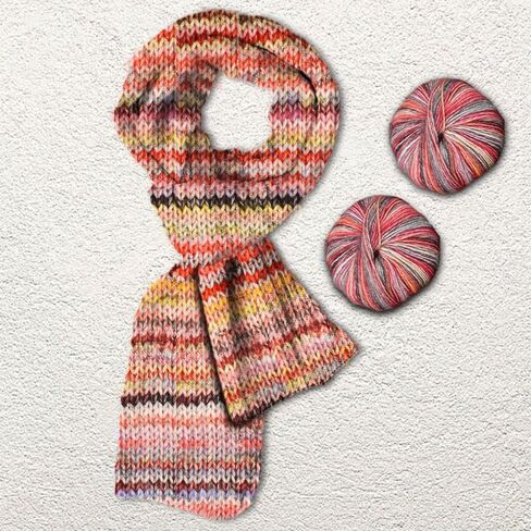 Colorful Soft Knitting Crafts Multicolor Crochet Yarn for DIY-Colour12 in Saudi Arabia