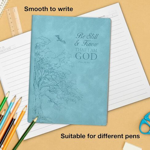 Christian Gifts Journal Notebook Bible Verse Be Still and Know That I Am God Scripture Religious Writing Notebook Gifts-Green in Saudi Arabia