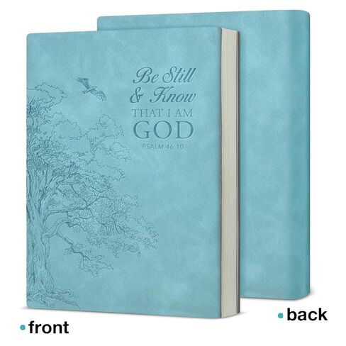 Christian Gifts Journal Notebook Bible Verse Be Still and Know That I Am God Scripture Religious Writing Notebook Gifts-Green in Saudi Arabia