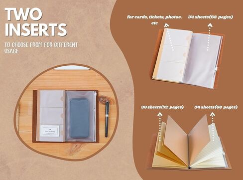 هدايا مهندس InnoBeta، مجموعة أقلام يومية للمهندسين في أعياد الميلاد، عيد الميلاد، دفتر ملاحظات فريد من نوعه، دفتر رسم، مذكرات سفر، مخطط مبطن، 7.8x5 بوصة، بني in Kuwait