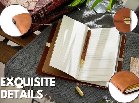 هدايا مهندس InnoBeta، مجموعة أقلام يومية للمهندسين في أعياد الميلاد، عيد الميلاد، دفتر ملاحظات فريد من نوعه، دفتر رسم، مذكرات سفر، مخطط مبطن، 7.8x5 بوصة، بني in Kuwait