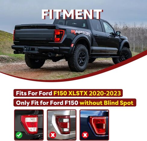 Tail Light For Ford F150 F-150 2021-2025 LED Taillights Assembly Compatible with F-150 All Models Smoke Lens Driver & Passenger Side Rear Lamps (1 Pair) in Saudi Arabia