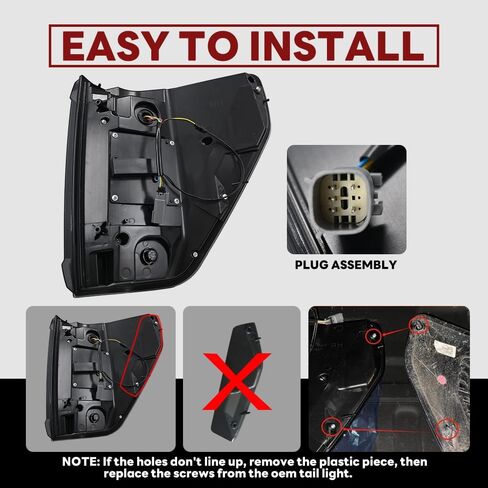 Tail Light For Ford F150 F-150 2021-2025 LED Taillights Assembly Compatible with F-150 All Models Smoke Lens Driver & Passenger Side Rear Lamps (1 Pair) in Saudi Arabia