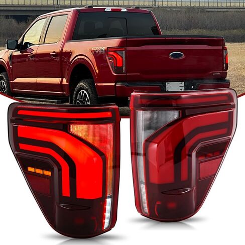 Tail Light For Ford F150 F-150 2021-2025 LED Taillights Assembly Compatible with F-150 All Models Smoke Lens Driver & Passenger Side Rear Lamps (1 Pair) in Saudi Arabia