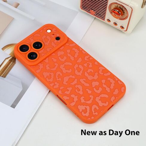 متوافق مع iPhone 16 Pro Leopard Case مقاوم للصدمات ناعم TPU من الدرجة العسكرية للحماية من السقوط بطباعة الفهد للنساء والفتيات لهاتف iPhone 16 Pro 6.3 بوصة أسود ليوبارد in Kuwait