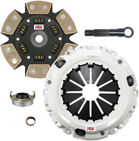 ClutchMaxPRO Performance Stage 3 Clutch Kit Compatible with 2006 2007 2008 2009 2010 2011 2012 2013 2014 2015 Honda Civic 1.8L SOHC R18A1 (CP08046HDC-ST3) in Saudi Arabia